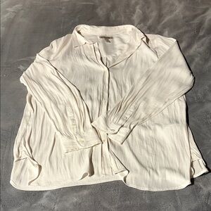 Banana Republic Off-White Button Down Shirt